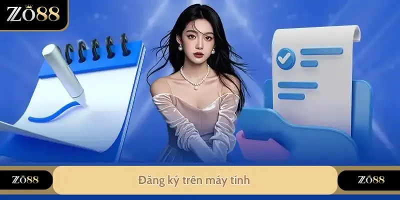 Đăng ký trên máy tính